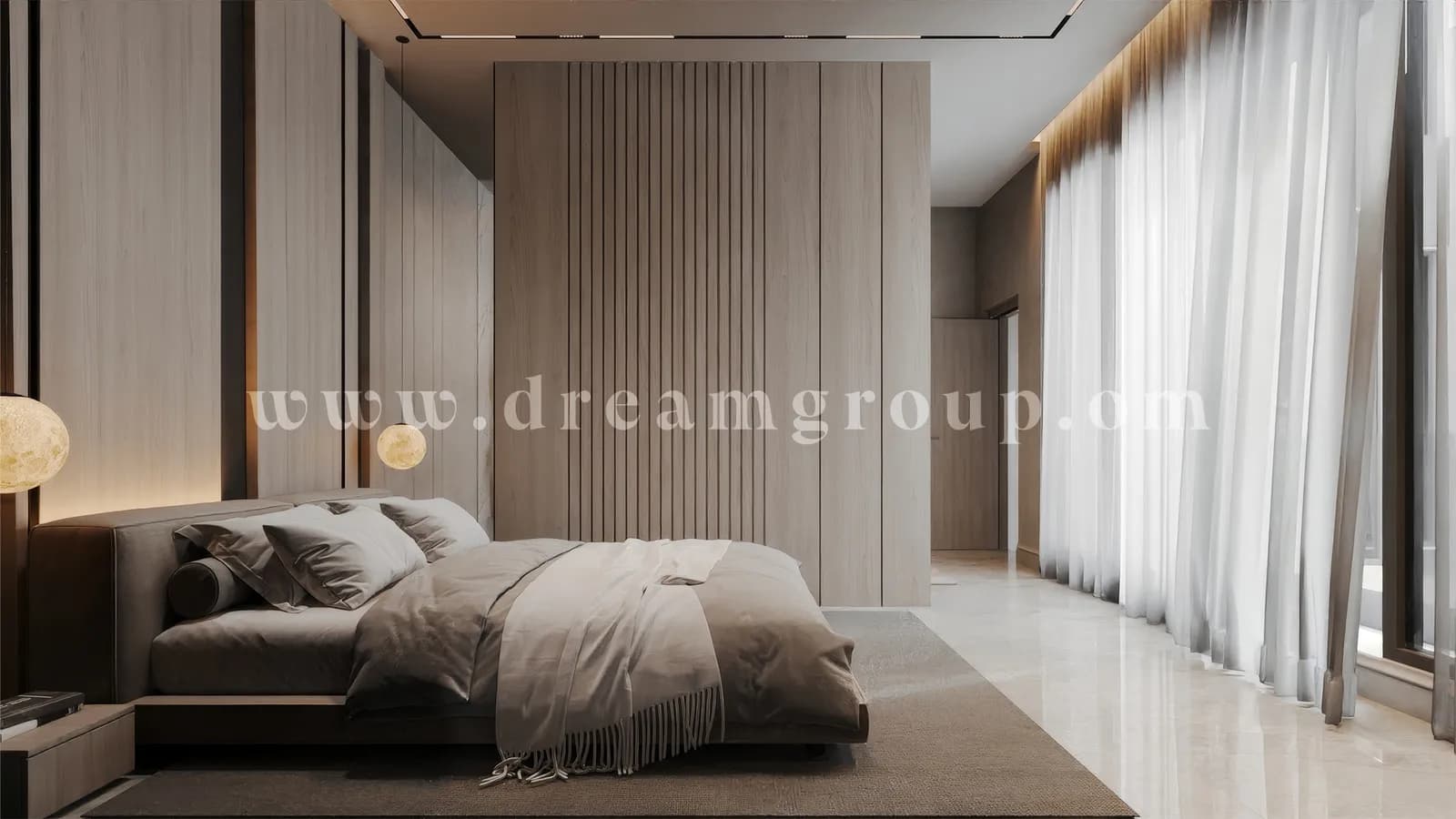 Al Ahlam bedroom interior concept, official developer rendering