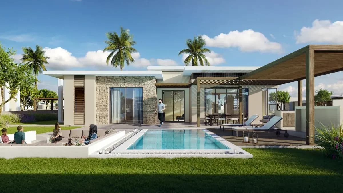 Raya wellness villa concept, official developer rendering