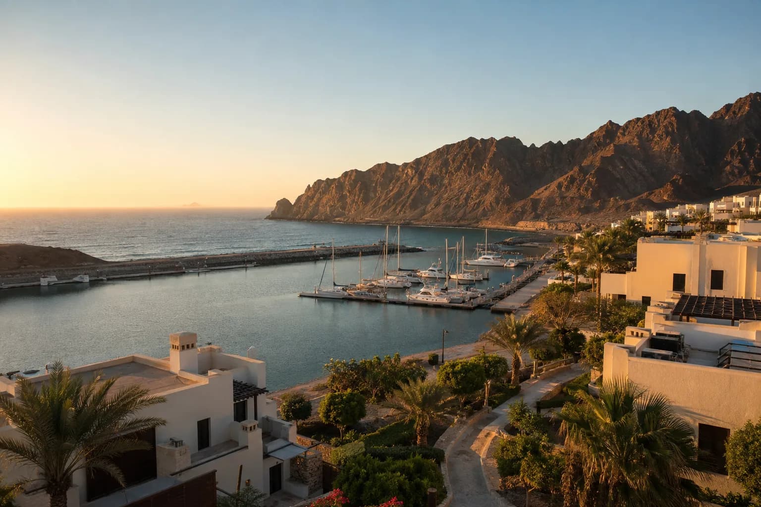 Illustrative setting for Jebel Sifah