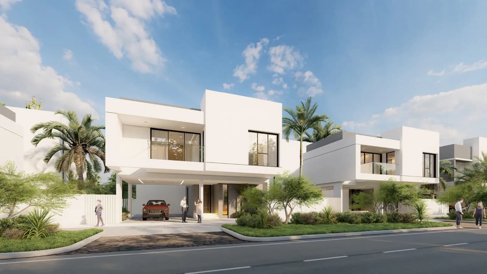 Hay Al Wafaa villa collection, official developer rendering