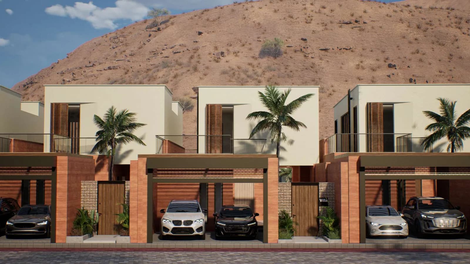 Luma villa exterior, official developer rendering