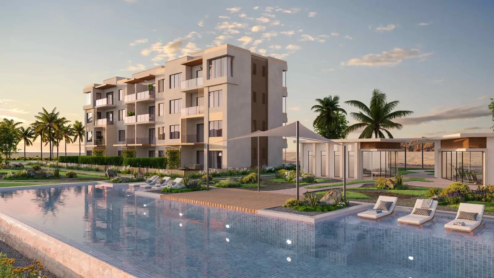 Solaris apartment buildings, official developer rendering